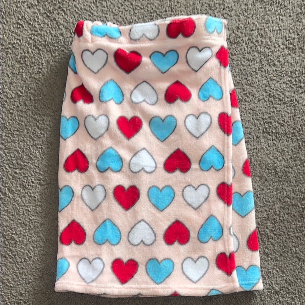 Bebe girls heart patterned bath beach wrap